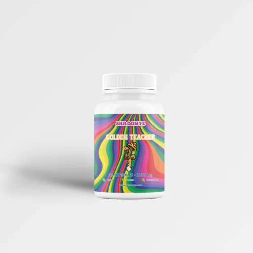 Golden Teacher 2250mg Capsules - FunGuyz Canada