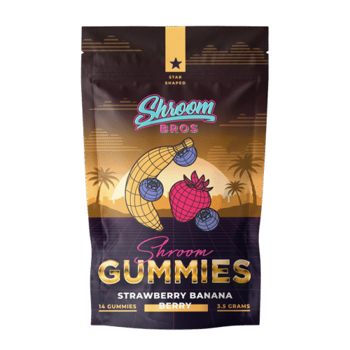 Magic Mushrooms Gummies – Strawberry Banana Berry (3.5g) - FunGuyz Canada
