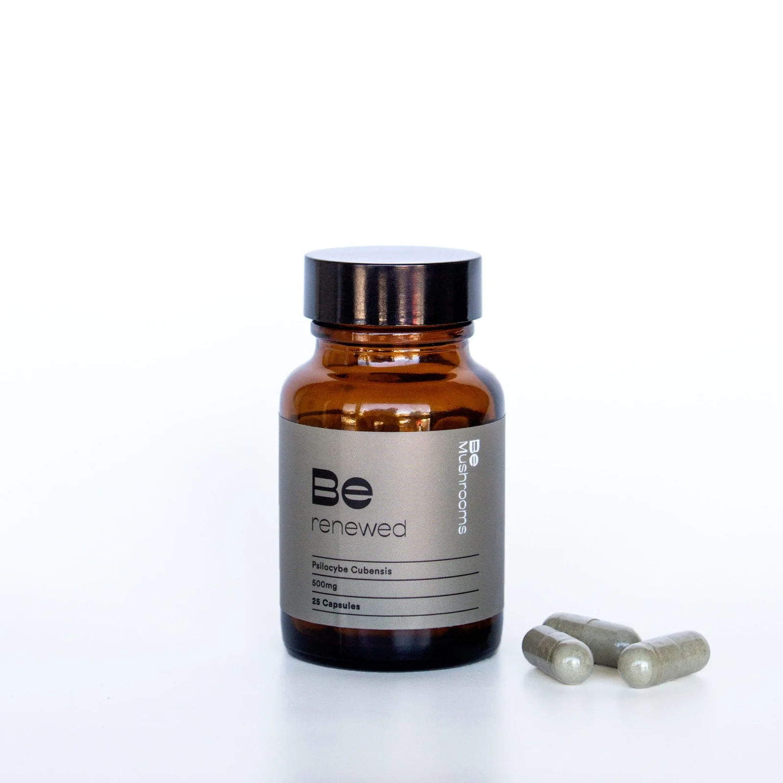 Be Renewed Macrodose Psilocybin Capsules (25 Capsules) - FunGuyz Canada