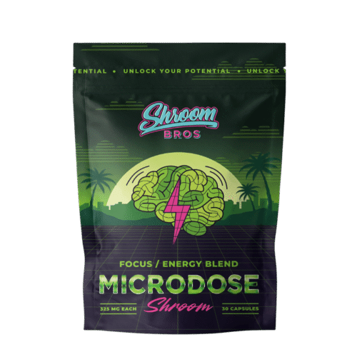 Magic Mushroom Microdose Capsules – (Focus/Energy) - FunGuyz Canada