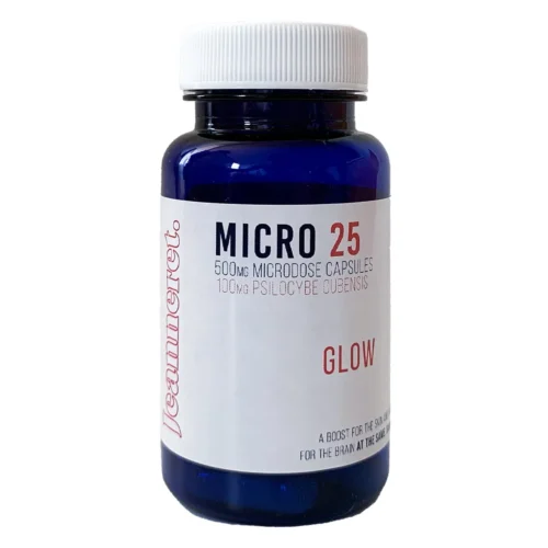 Jeanneret Botanical Micro 25 (Glow) Microdose Mushroom Capsules - FunGuyz Canada