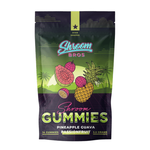 Magic Mushrooms Gummies – Pineapple Guava Passion Fruit (3.5g) - FunGuyz Canada