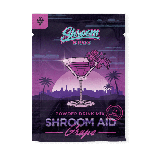 Shroom Aid – Grape Shroom Drink Mix (1 Gram Each) - FunGuyz Canada