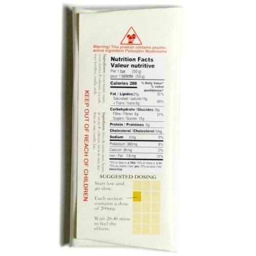 Seremoni Psilocybin Chocolate Bar Edibles (Sea Salt & Golden Teacher Mushrooms) - FunGuyz Canada