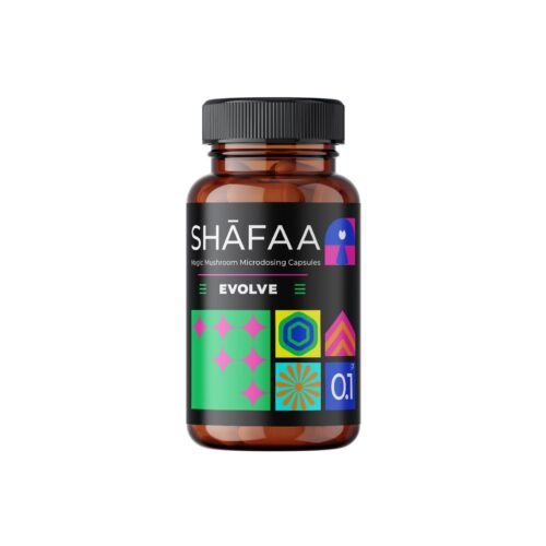 Shafaa Evolve Magic Mushroom Microdosing Cognition Capsules - FunGuyz Canada
