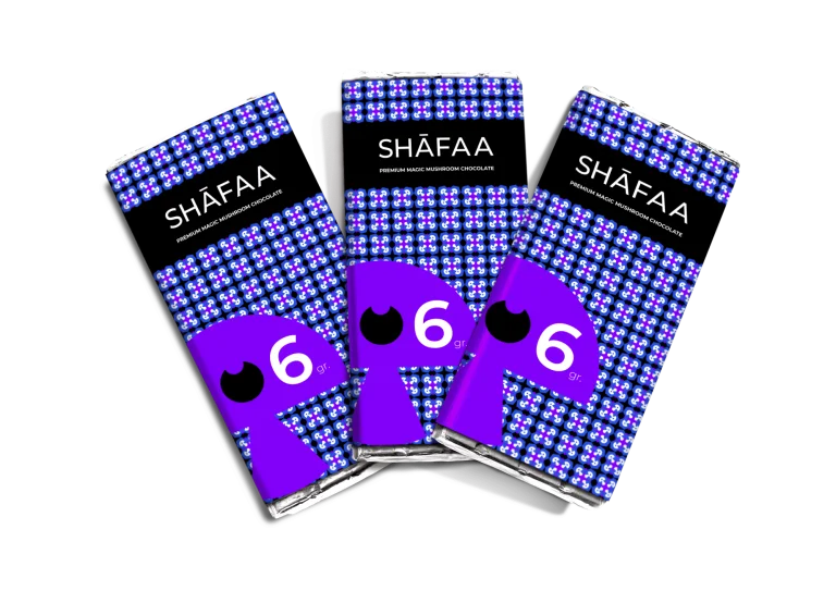 Shafaa Penis Envy Magic Mushrooms Dark Chocolate Bar Edibles - FunGuyz Canada
