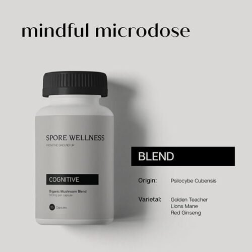 Spore Wellness Microdosing Mushroom Capsules – The Micro Bundle (Cognitive, Energy, & Immune) - FunGuyz Canada