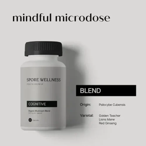 Spore Wellness (Cognitive) Microdosing Mushroom Capsules - FunGuyz Canada