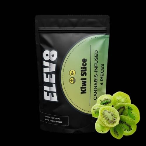 Buy Elev8 – 200mg THC Kiwi Slices - FunGuyz Canada