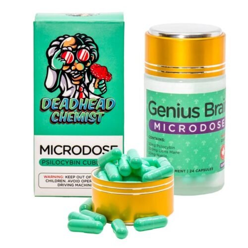 Buy Genius Brain Shroom Microdose Deadhead Chemist (24) Online - FunGuyz Canada