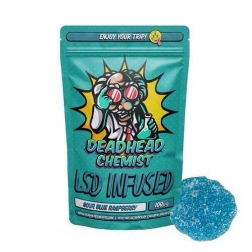 Buy LSD Edible 100ug Sour Blue Raspberry Deadhead Chemist Online - FunGuyz Canada