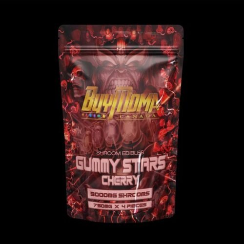 Buy Shroom Gummy Stars – Cherry – 3000MG - FunGuyz Canada
