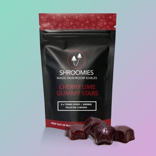 Buy SHROOMIES CHERRY LIME GUMMY STARS – 3000MG Online - FunGuyz Canada