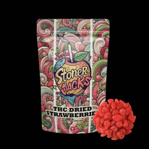 Buy Stoner Jacks – 500MG THC Dried Strawberries - FunGuyz Canada
