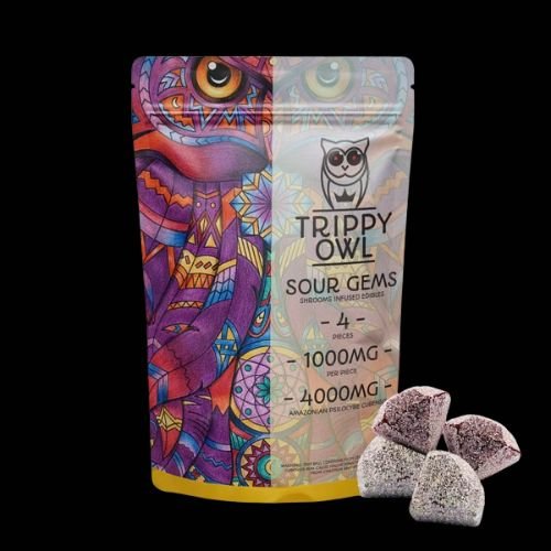 Buy Trippy Owl Assorted Sour Gems – 4000MG Online in Canada – Buy MDMA Canada - FunGuyz Canada