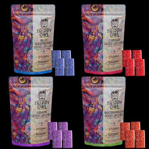 Buy Trippy Owl Lego Jellies – 1000mg Gummies Online in Canada – Buy MDMA Canada - FunGuyz Canada