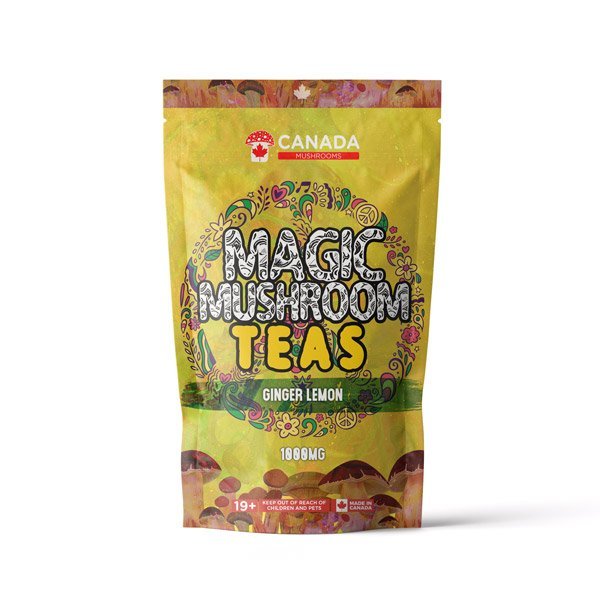 Canada Mushrooms Shroom Tea | 1000MG | Ginger Lemon - FunGuyz Canada