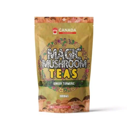 Canada Mushrooms Shroom Tea | 1000MG | Ginger Turmeric - FunGuyz Canada
