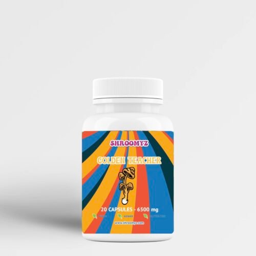 Golden Teacher 6500mg Capsules - FunGuyz Canada