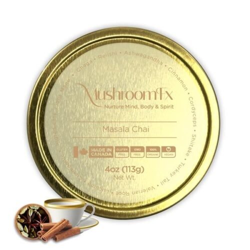 Masala Tea – 7 Mushrooms – MushroomFx – 20 Servings - FunGuyz Canada