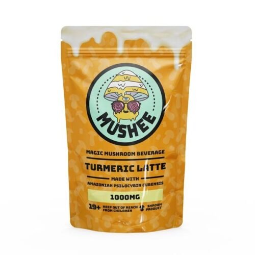 Magic Mushroom Turmeric Latte – 1000MG – Mushee - FunGuyz Canada