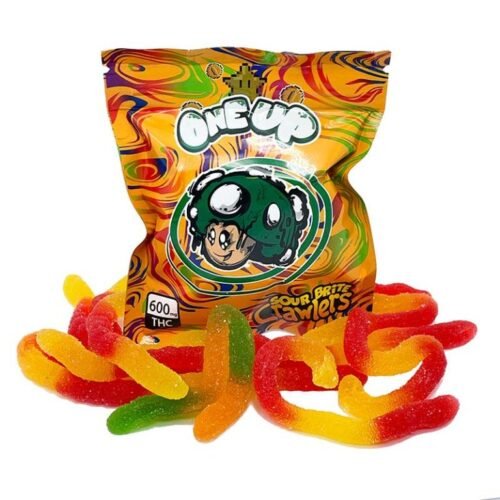 One Up Gummies Sour Brite Crawlers - FunGuyz Canada