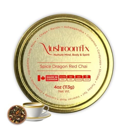 Spice Dragon Red Tea – 7 Mushrooms – MushroomFx – 20 Servings - FunGuyz Canada