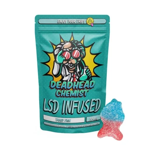 LSD Edible 100ug Tangy Fish Gummy Deadhead Chemist - FunGuyz Canada