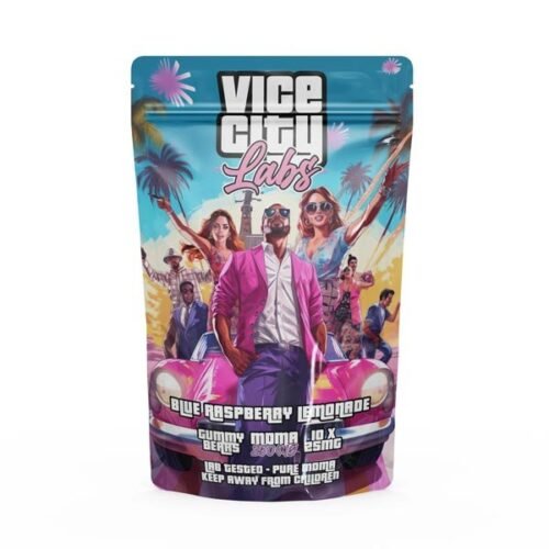 Vice City Labs – Blue Raspberry MDMA Gummy Bears – 250MG - FunGuyz Canada