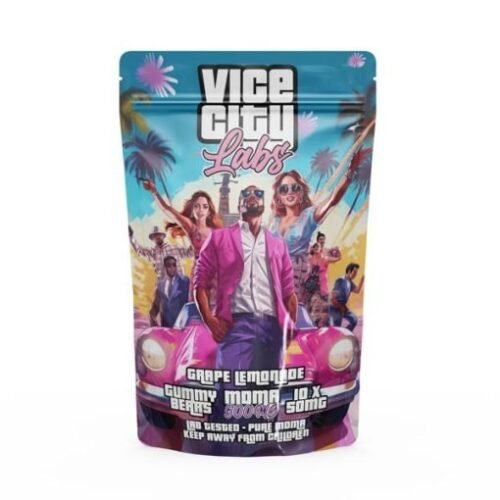 Vice City Labs – Grape MDMA Gummy Bears – 500MG - FunGuyz Canada
